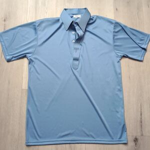 Collars and Co PoloMens Large Blue Short Sleeve Collars Co Polo Shirt